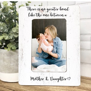 Mom Frame Daughter Frame Mommy and Me Frame Gift For Mom Mother's Day Gift Baby Frame New Mom Gift Idea Personalized Mom Mom Gift image 1