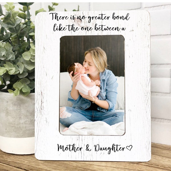 Mom Frame| Daughter Frame| Mommy and Me Frame| Gift For Mom| Mother's Day Gift| Baby Frame| New Mom Gift Idea| Personalized Mom| Mom Gift