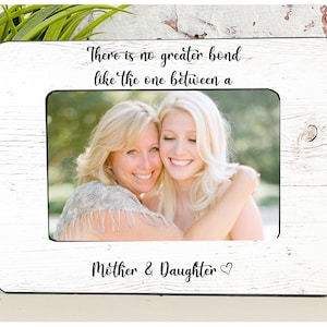 Mom Frame Daughter Frame Mommy and Me Frame Gift For Mom Mother's Day Gift Baby Frame New Mom Gift Idea Personalized Mom Mom Gift image 2