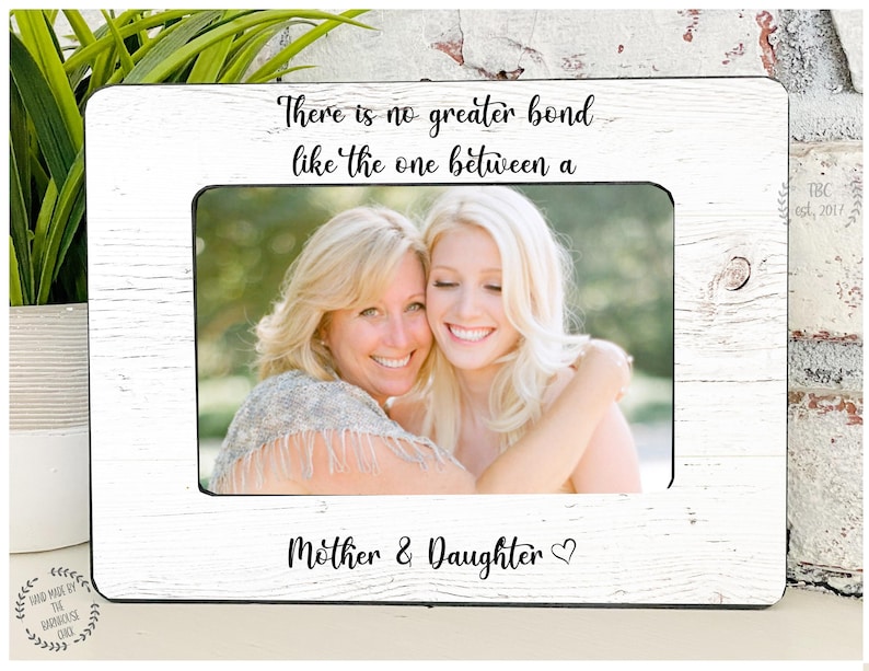 Mom Frame Daughter Frame Mommy and Me Frame Gift For Mom Mother's Day Gift Baby Frame New Mom Gift Idea Personalized Mom Mom Gift image 2