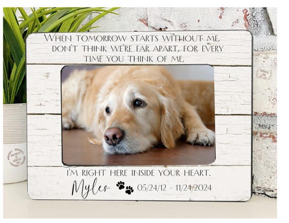 Dog loss sympathy gift, loss of dog frame, Dog Loss, Dog Memorial frame, Pet Loss gifts, pet memorial gift, pet memory, Pet loss gifts dog