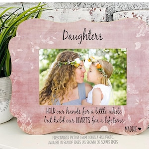 Mom Frame| Daughter Frame| Mommy and Me Frame| Gift For Mom| Mother&#39;s Day Gift| Baby Frame| New Mom Gift Idea| Personalized Mom| Mom Gift