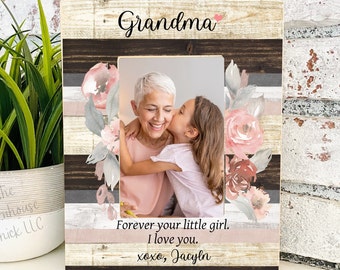 Grandma Frame|Your Little Girl|I Love You Grandma|Gift For Mom|Mother's Day Gift| Baby Frame|Grandma Gift Idea| Personalized Frame