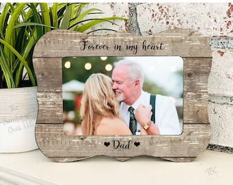 Personalized Remembrance Frame- Dad Loss Gift Idea- Pop Frame- Memorial Gift- Dad Frame- 4x6 Frame