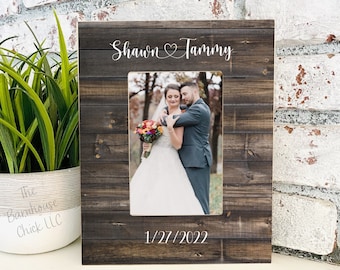 Personalized Wedding Frame. Engagement Frame. Wedding Gift. Engagement Gift. Wedding Frame. Husband and Wife gift. First Anniversary gift