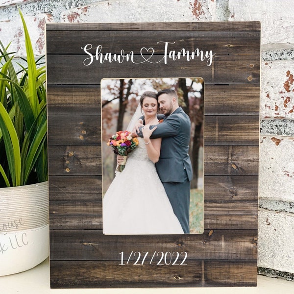 Personalized Wedding Frame. Engagement Frame. Wedding Gift. Engagement Gift. Wedding Frame. Husband and Wife gift. First Anniversary gift
