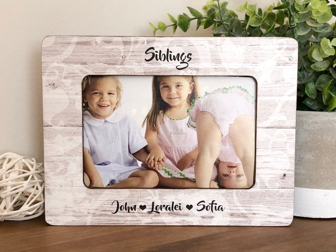 Sibling Frame, Siblings Gift, Personalized Sister Gift, Sister Gift, Sister Birthday Gift