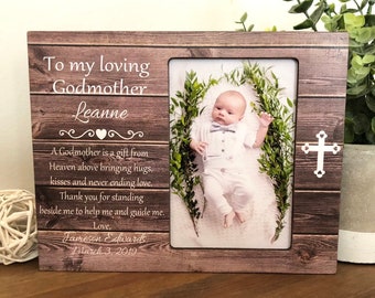 Godmother Gift Godmother Frame Godparents Gift Godparents Frame Baptism Gift Baptism Frame Godfather Gift Godfather Frame Christening Gift