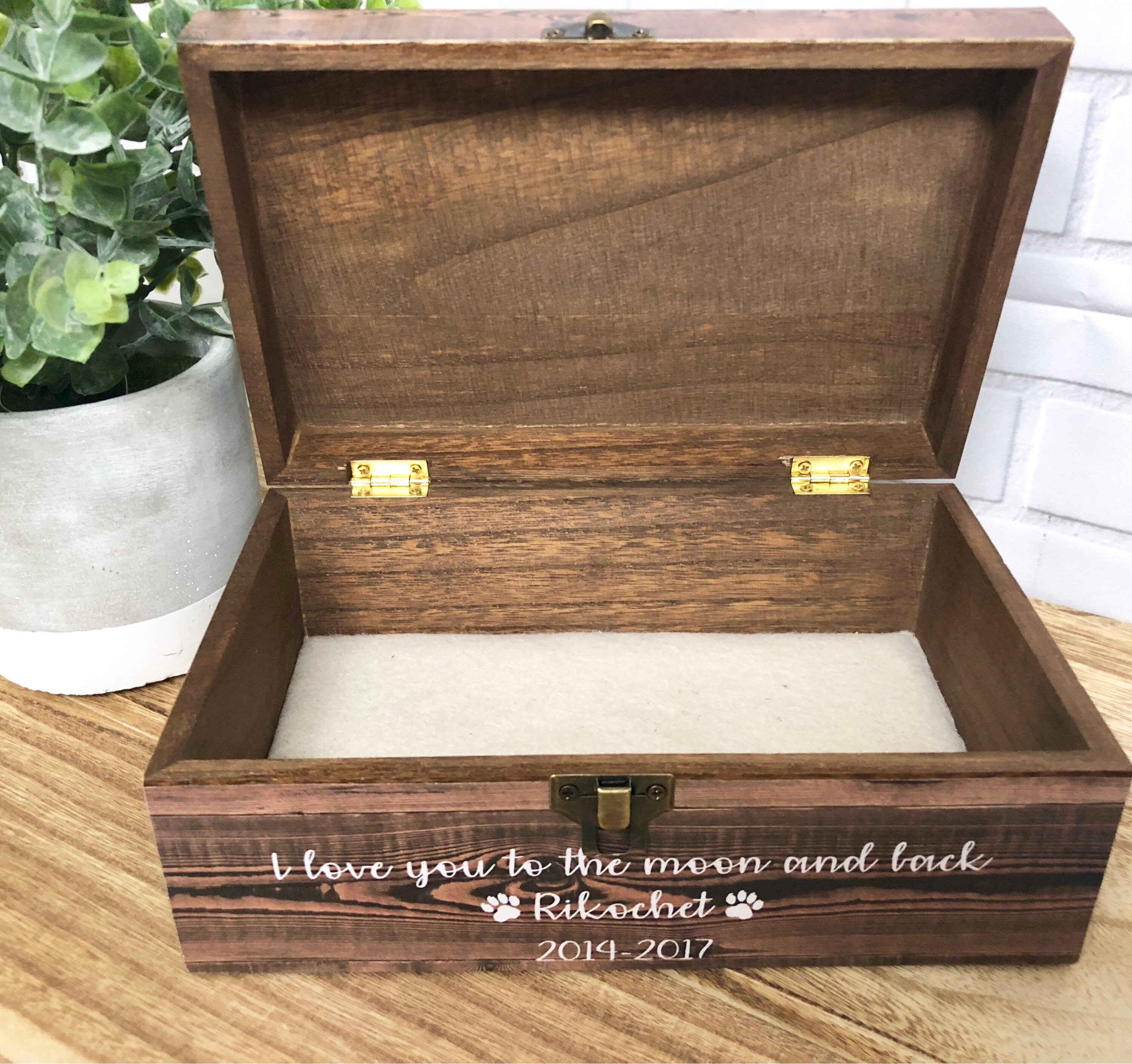 Pet Loss Pet Loss Frame Keepsake Box Memorial Pet Urn Pet Etsy