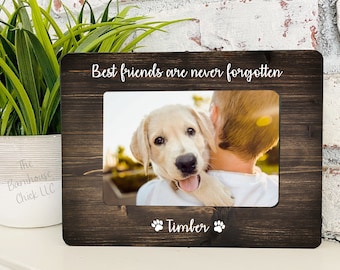 Loss of Dog- Pet Loss- Cat Loss Frame- Dog Loss Frame- Personalized Pet Frame- Cat Frame- Dog Frame- Memorial Frame