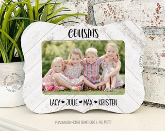 Cousins Frame• Personalized Cousins• Birthday Gift Idea• Christmas gift for Cousins• Cousin Gift Idea• Cousins make the best of friends