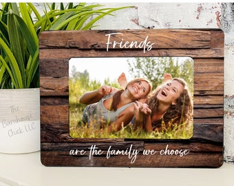 Friends are the family we choose. Gift for friends, Long distance friend gift, New friend gift