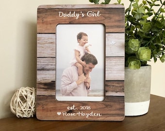 Dad Gift, Dad Frame, Fathers Day Gift, Fathers Day Frame, Christmas Gift for Dad, Daddys Girl, Etsablished Gift for Dad, Daddy’s Girl