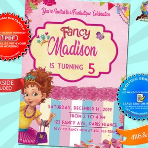 Fancy Nancy, Printable, Set, Digital, Design, Instant Download, Party ...