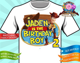 Toy Story, Digital, Iron On, Design, Party, Birthday, Decoration, Shirt, T-shirt, Custom, decoration, Tee, Shirt, Image, Woody, Buzz, Disney