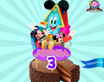 Mickey Mouse, Funhouse, Digital, Cake, Centerpiece, Disney, Design, Party, Birthday, Decoration, Custom, cake, Printable, DIY, Topper,