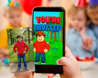 Premium-Videospiel animierte Einladung, Geburtstag animierte einladen, Gamer Geburtstag Animation, Gamer Video Geburtstagseinladung, Gaming einladen