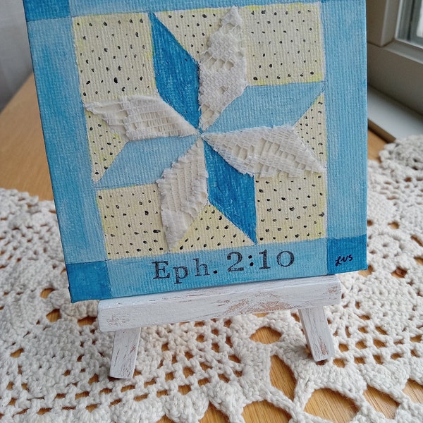 Hand Painted Quilt Blocks Etsy