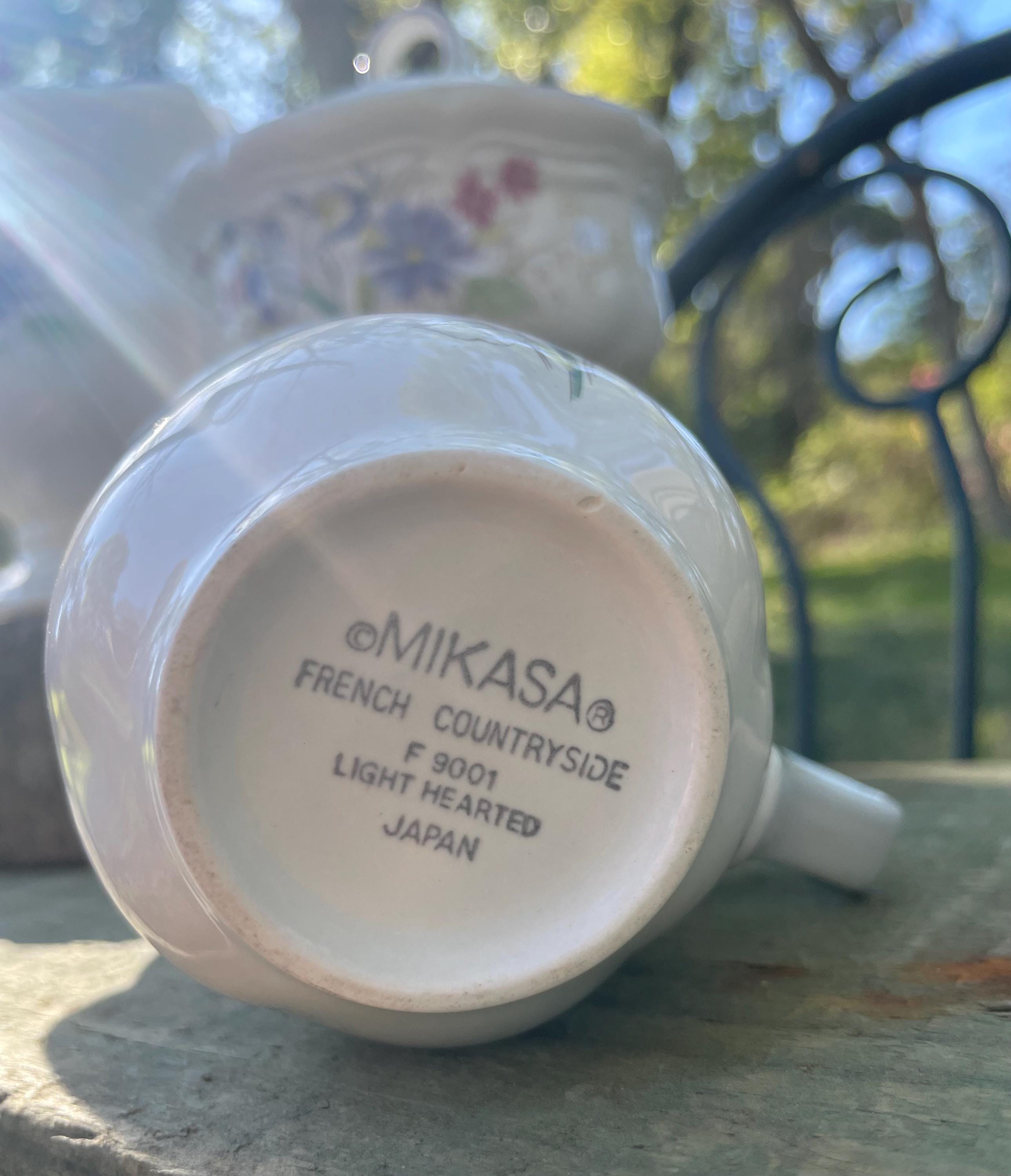 Vintage Mikasa French Countryside, Lighthearted Pattern Creamer