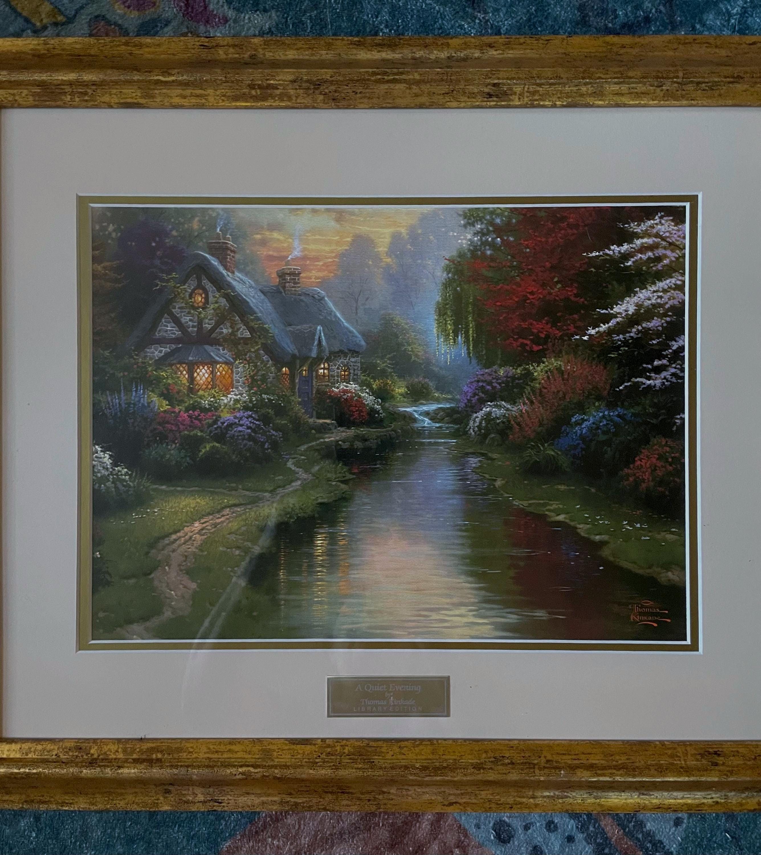 Thomas Kinkade Library Edition Prints - Etsy