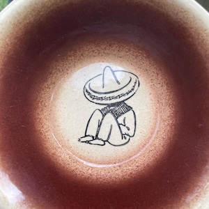 Vintage Watt Pottery Siesta Sombrero Bowls - AthTex USA - Retro Dining