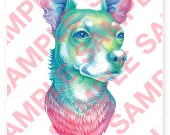 Biggie the Chi-Weenie A4 digital PDF download