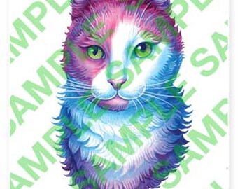 Oscar the cat A4 digital PDF download