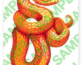 Snake A4 digital PDF download