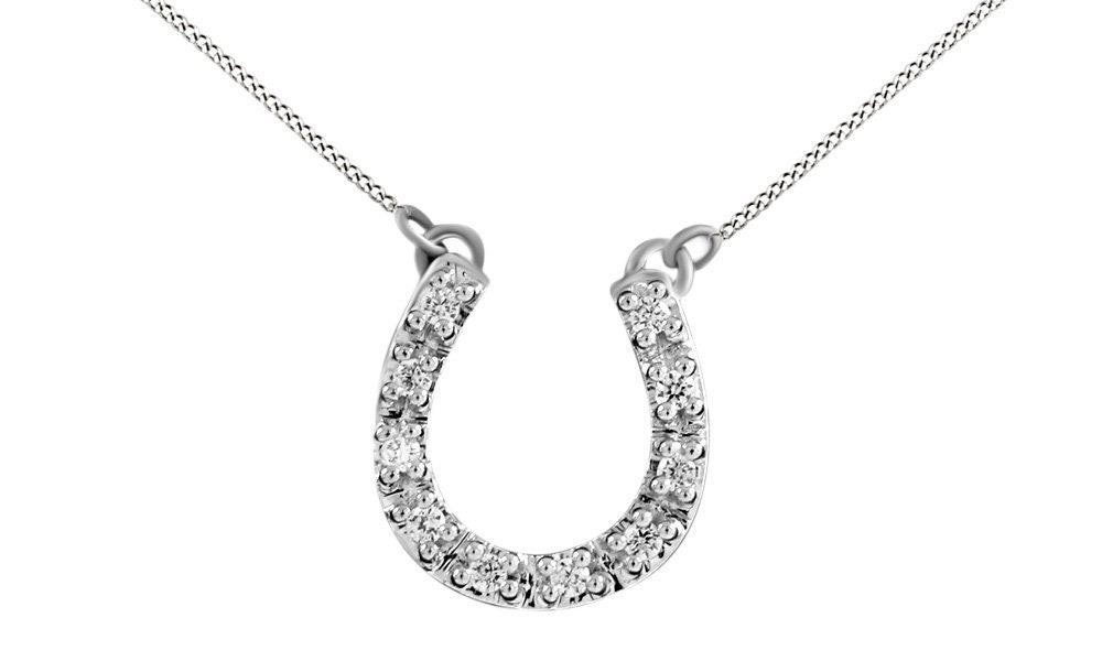 Jewel Zone US Natural Diamond Dragonfly Pendant Necklace in 14K Gold Over Sterling Silver
