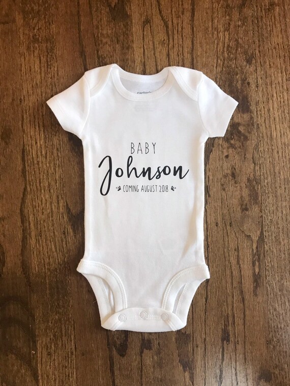 new baby onesie