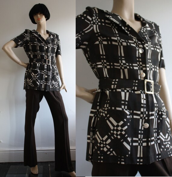 RARE Vintage 1970s Safari Suit / Vintage 70s Safar