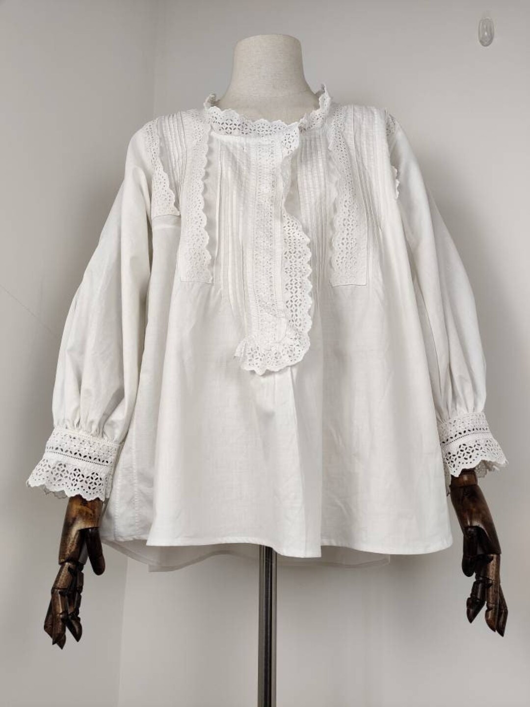 Victorian Smock Shirt With Balloon Sleeves - Etsy