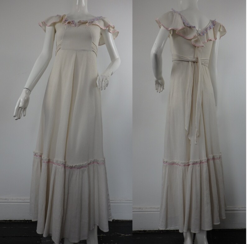 vintage 70s maxi dress