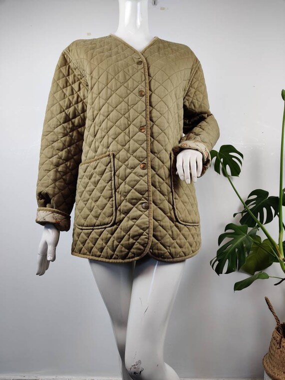 Vintage Laura Ashley Quilted Coat / Vintage Quilte