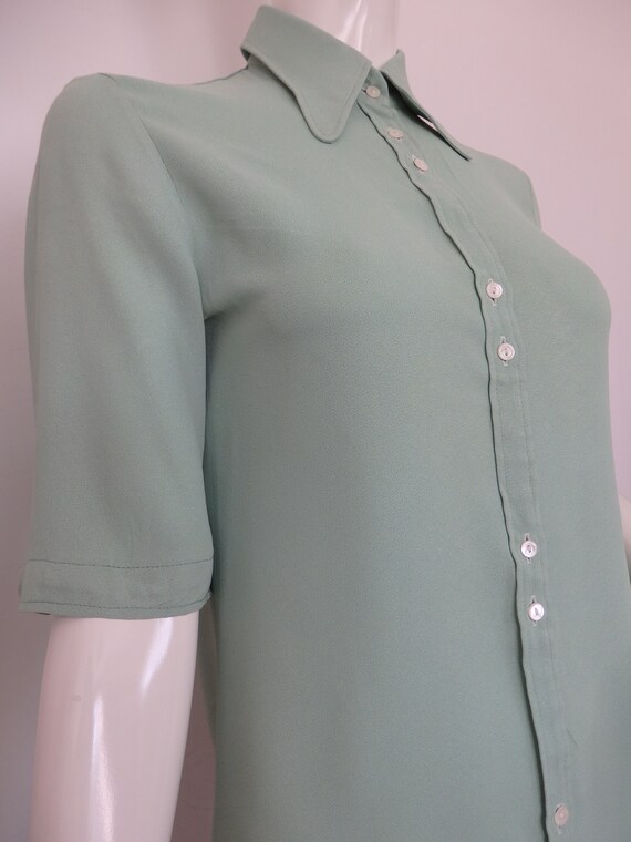 Vintage 1970s Jeff Banks Blouse / 1970s Jeff Banks