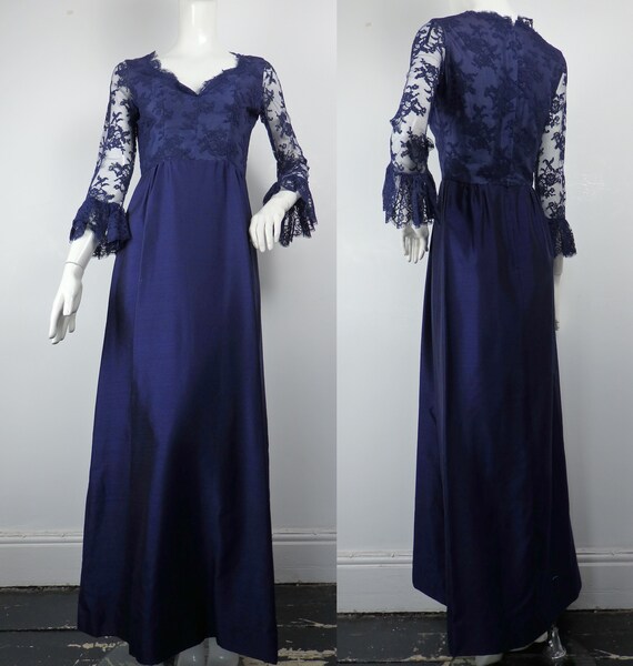 Vintage 1970s Jean Varon Dress, 1970s Evening Gown