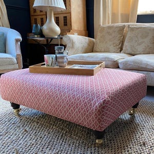 アンティーク雑貨 Lovely Footstool. Linwood Ashfield Coffee Table Ottoman Footstool Choice of