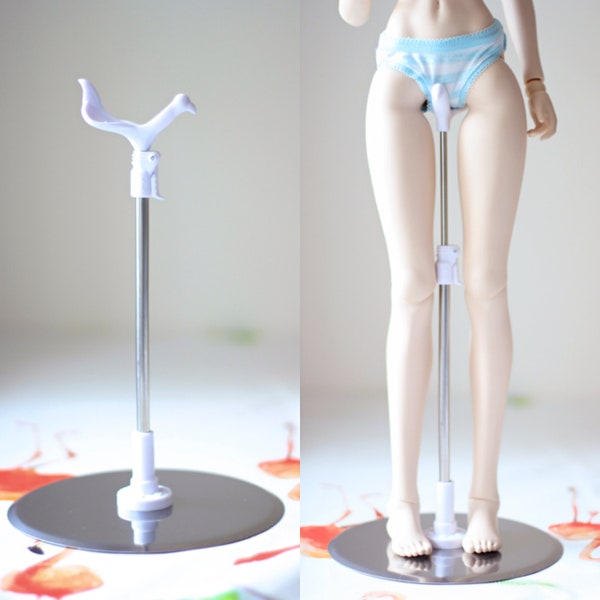 BJD Doll Stands for 1/3BJD 55-72cm 1/4BJD 42-50cm tall 1/6 BJD (metal base)