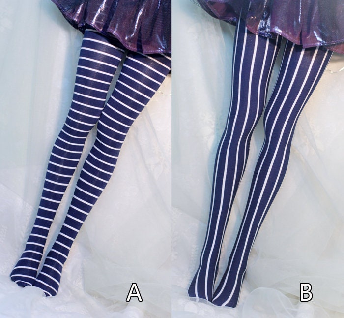 1/3 1/4 bjd socks navy blue wine red pantyhoses stockings | Etsy