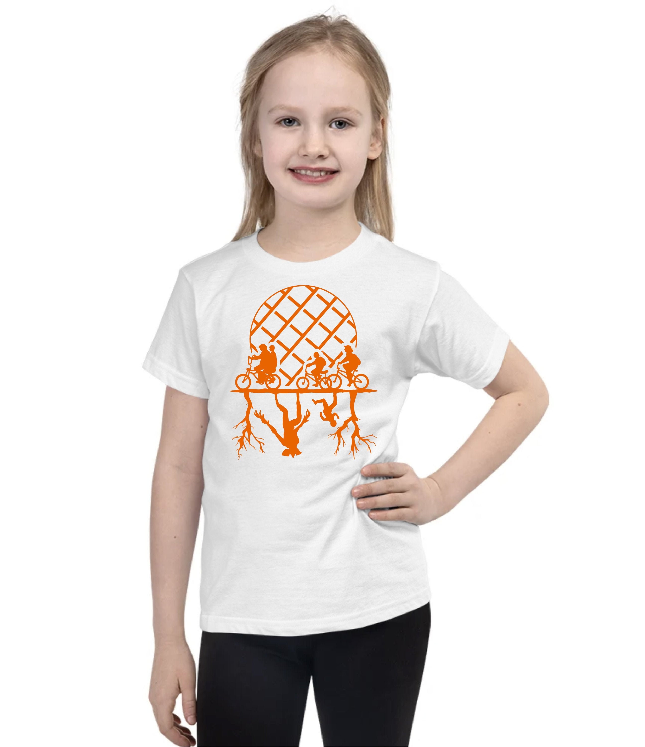 T-shirt Unisex Eggo Waffle Upside Down 