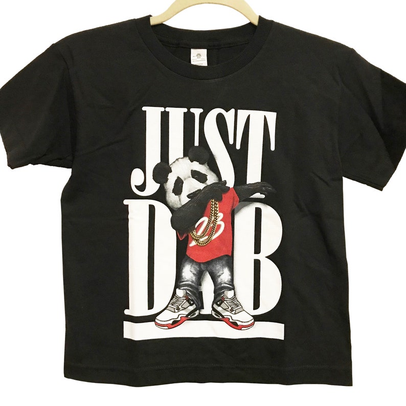 Just Dab Panda Bear Men's T Shirt 23 Rap Dab Dabn Tee Gold | Etsy