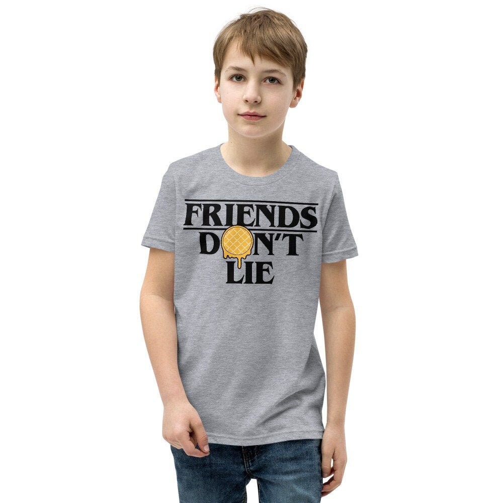 Friends Don't Lie Eggo T-shirt Waffle Stranger Things - Etsy
