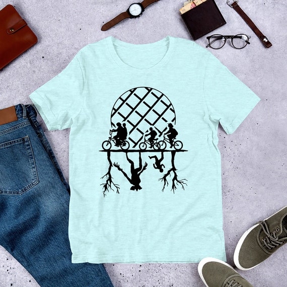 Stranger Things Waffle T Shirt Upside Down Friends Don T Etsy