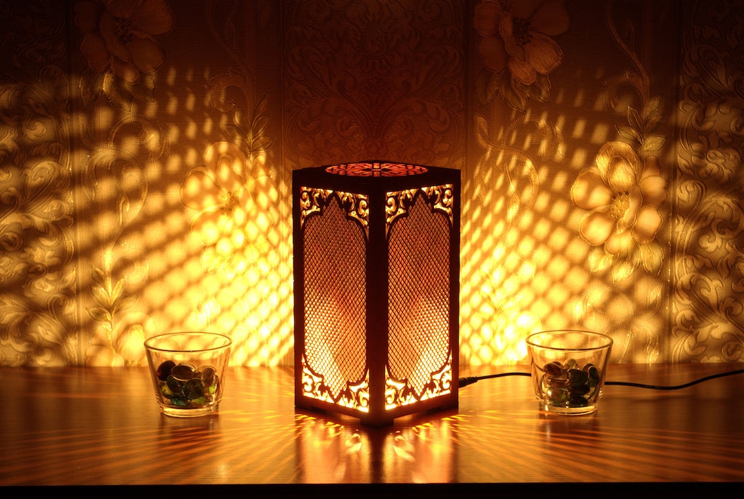 Night Light Accent Lamp Decorative Wooden Night Lamp for Etsy