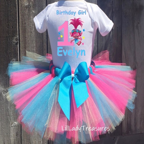 trolls 1st birthday shirt