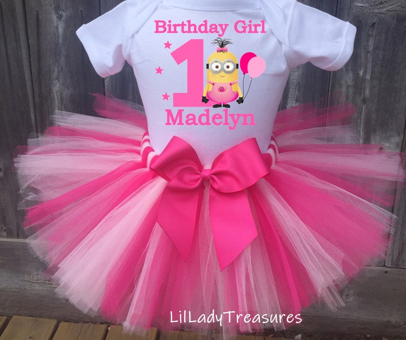 minion birthday outfit girl