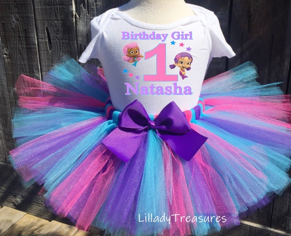 bubble guppies tutu birthday outfit