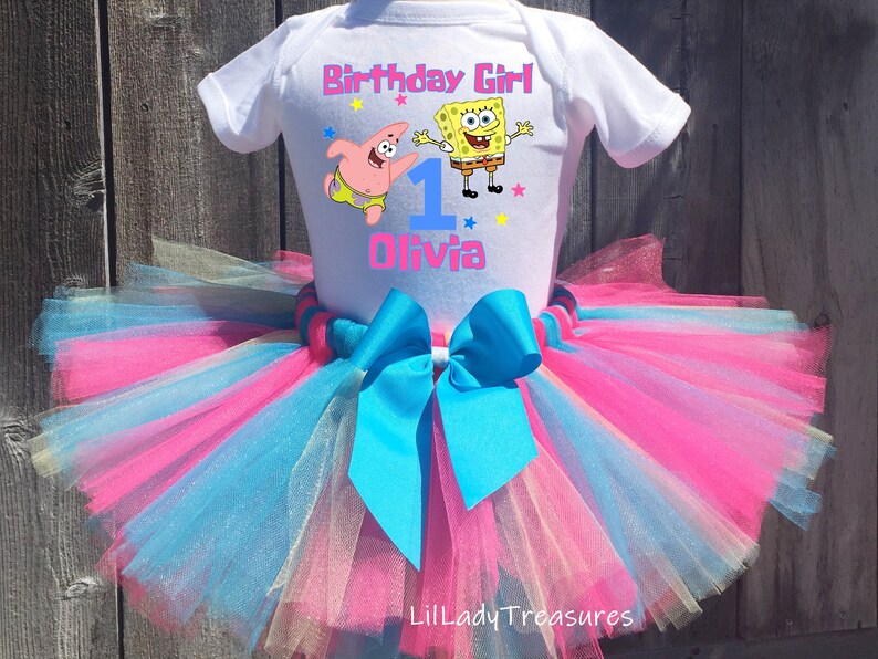 spongebob tutu birthday outfit