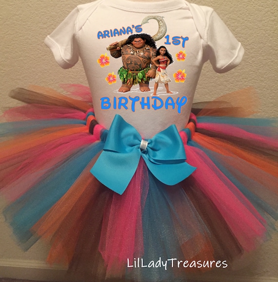 moana 1st birthday outfit