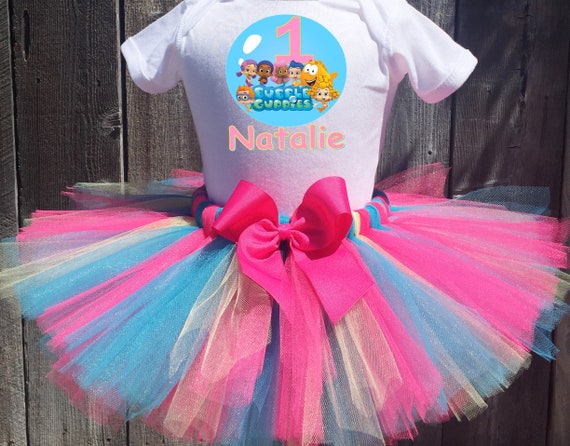 bubble guppies tutu birthday outfit